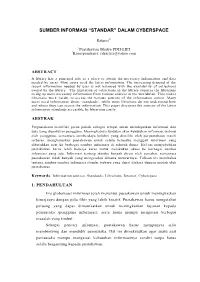Standar” Dalam Cyberspace