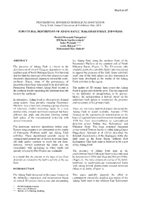 Structural Description of Adang Fault, Makasar Strait, Indonesia
