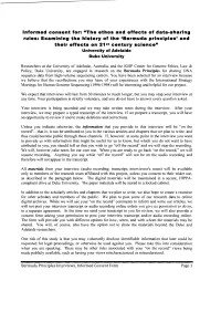 The Ethos and Effects of Data-Sharing Rules: Examining The
