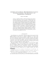 Collision of Traditions. the Emergence of Logical Empiricism Between the Riemannian and Helmholtzian Traditions