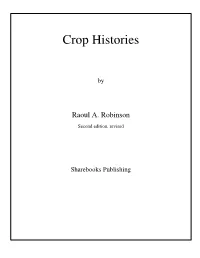 Crop Histories