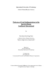 Patterns of Coal Sedimentation in the Ipswich Basin Southeast Queensland