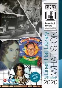 State of Play Exhibition, Lecture on Anne Brontë, Reading of Nine Rhymes with Liam Logan, Burns and Ulster Lecture