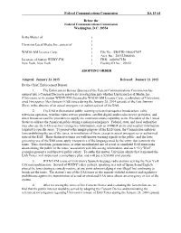 Consent Decree to Resolve Its Investigation Into Whether Univision Local Media, Inc