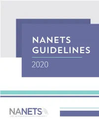 2020 NANETS Guidelines Compendium