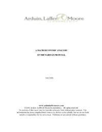 A Macroeconomic Analysis of the Fairtax Proposal Arduin, Laffer & Moore Econometrics