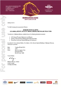 Asx Additional Information