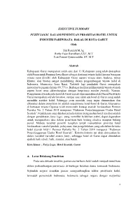Executive Summary Fuzzy Logic Dalam Penentuan