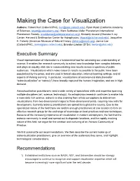 Making the Case for Visualization
