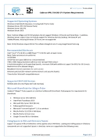 Cadence SPB / Orcad 17.4 System Requirements