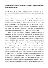 More Than Decadence – Johannes Jørgensen's Early Reception Of