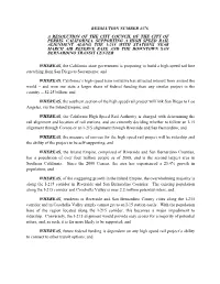 Resolution Number 4376 a Resolution of the City