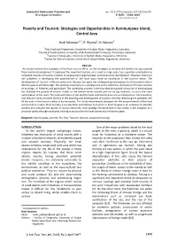 Strategies and Opportunities in Karimunjawa Island, Central Java