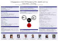 A Formalization of the C99 Standard in HOL, Isabelle And