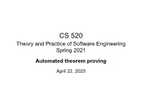 Automated Theorem Proving