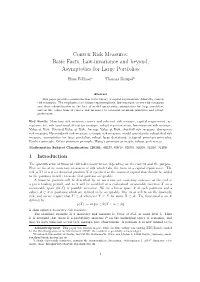 Convex Risk Measures: Basic Facts, Law-Invariance and Beyond, Asymptotics for Large Portfolios