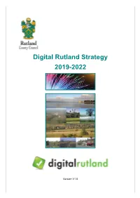 Digital Rutland Strategy 2019-2022