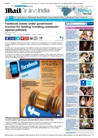 'Insulting Comments' Against Judiciary