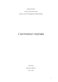 L'animation Stylisée