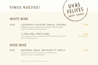 LF Wine Menu