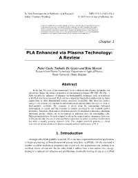 PLA Enhanced Via Plasma Technology: a Review