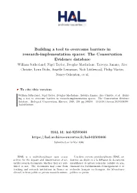The Conservation Evidence Database