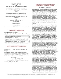 Table of Contents. Letter of Transmittal. the Value Of
