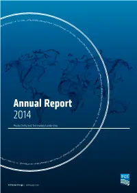 Annual Report 2014 3 Key Figures