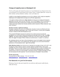 Change of Majority Owner at Santapark Ltd