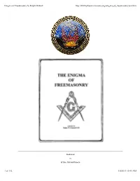 Enigma of Freemasonry by Ralph Omholt