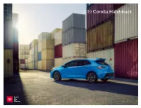 MY19 Corolla HB Ebrochure