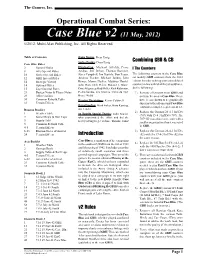 Operational Combat Series: Case Blue V2 (11 May, 2012) ©2012