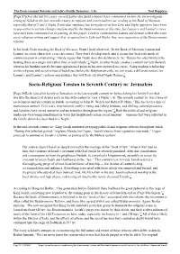 The Deuteronomist Reforms and Lehi's Family Dynamics: a Social