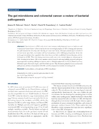 The Gut Microbiome and Colorectal Cancer: a Review of Bacterial Pathogenesis