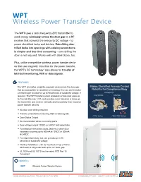 WPT Wireless Power Transfer Device
