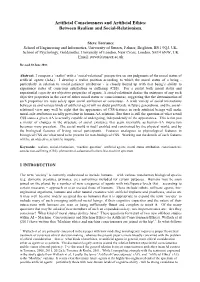 Artificial Consciousness and Artificial Ethics: Between Realism and Social-Relationism