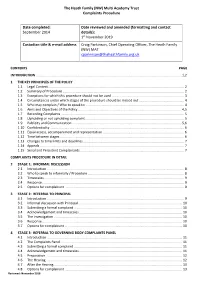 Complaints Procedure MAT Policy