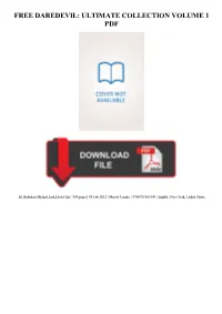 Daredevil: Ultimate Collection Volume 1 Free