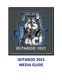 Iditarod 2021 Media Guide