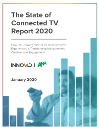 The State of Connected TV Report 2020