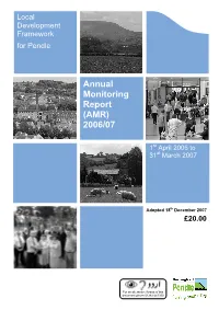 Annual Monitoring Report (AMR) 2005/062006/07