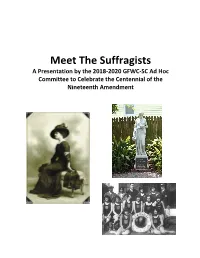 Meet the Suffragists (Pdf)
