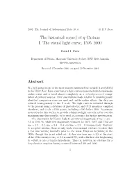 The Historical Record of Η Carinae I. the Visual Light Curve, 1595–2000