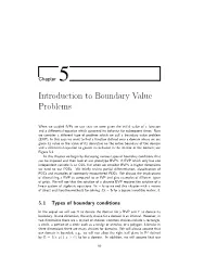 Introduction to Boundary Value Problems