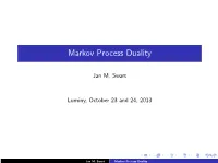 Markov Process Duality