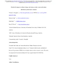 Predicted the Impacts of Climate Change and Extreme-Weather Events on the Future