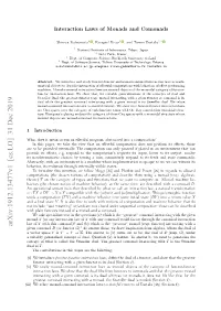 Interaction Laws of Monads and Comonads