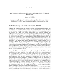 Introduction EXPLORATION and SACRIFICE: the CULTURAL
