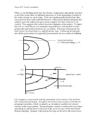 Ocean 423 Vertical Circulation 1 When We Are Thinking About How The