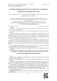 Structural and Spatial Patterns of Isoberlinia Species in a Disturbed Community Forest (Benin, West Africa) Bozulmuş Bir Toplul